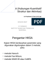 P5.HKSA (Hubungan Kuantitatif Struktur Dan Aktivitas)