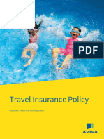Aviva Travel Policy Document