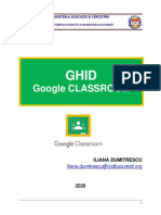 Ghid Google Classroom CCDB