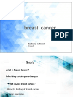 Breast Cancer: Boutheyna Mahmoud Group 7