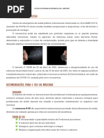 USO DA MÁSCARA DE TECIDO