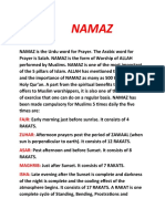 Benefits of Namaz Postures for Mind and Body