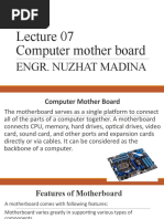 Computer Mother Board: Engr. Nuzhat Madina