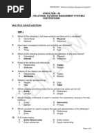 Sybca (Sem - III) US03CBCA01 - Relational Database Management Systems-I Question Bank