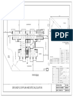 Ground Floor Plan and Site Calculation: 6.8M Driveway