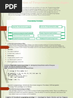 Paradigm Can Also Be Termed As Method To Solve Some Problem or Do Some Task. Programming Paradigm