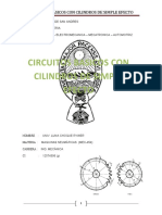 Circuitos Básicos Con Cilindros de Simple Efecto. LUNA CHOQUE RYWER