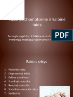 Vaiko Psichomotorinė Ir Kalbinė Raida - Taisytas