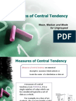 Measures of Central Tendency: Mean, Median and Mode