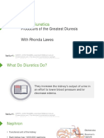 Loop Diuretics: Producers of The Greatest Diuresis With Rhonda Lawes