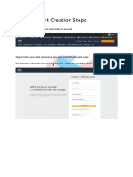 AWS Account Creation PDF