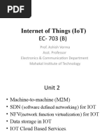 Internet of Things (IoT) RGPV Syllabus Ec 703 (B) Unit 2