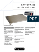 FX110/FX115: Modular Retail Scales