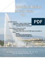 Geneva 2011 APPLICATION