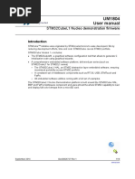 Um1804 User Manual: Stm32Cubel1 Nucleo Demonstration Firmware