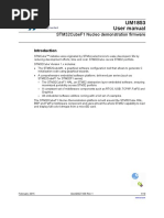 Um1853 User Manual: Stm32Cubef1 Nucleo Demonstration Firmware