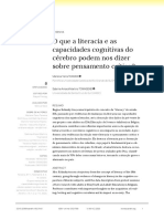 A Literacia e As Capacidade Cognitivas - Relação Com o Pensamento Crítico - Resenha 2