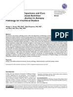 Forensic Autopsy Experience and Core Entrustable Professional Activities: A Structured Introduction To Autopsy Pathology For Preclinical Student