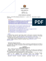 Modificat: Republica Moldova Parlamentul LEGE Nr. 721 Privind Calitatea În Construcţii