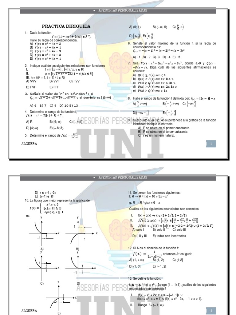 Funciones Ii Pdf Ensenanza De Matematica Analisis Matematico