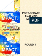 Post-Debate Analysis Notes