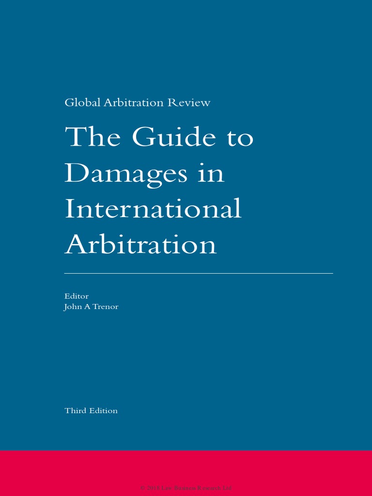 Damages Principles in Investment Arbitration PDF PDF Damages