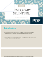 Temporary Splinting.: Accomplished: Leonte Daniela, S1904