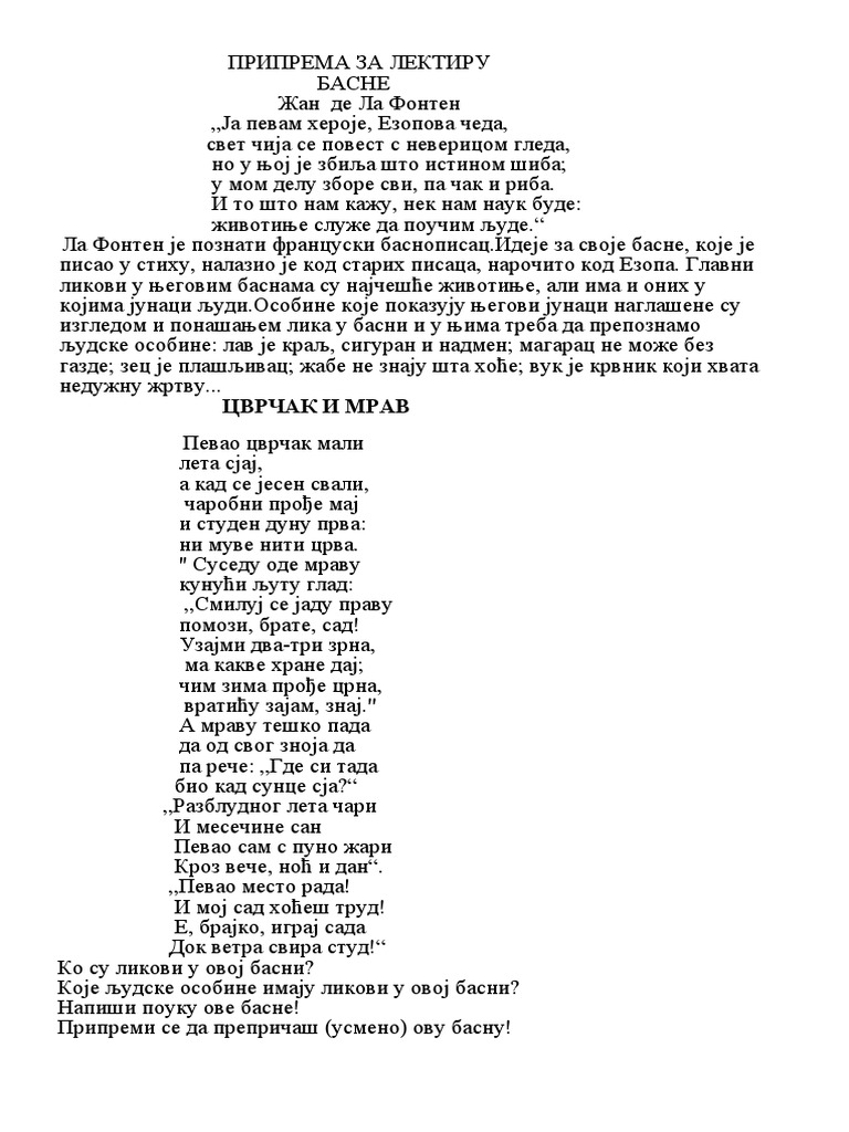 Basne La Fonten | PDF