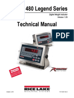 480 Legend Series Technical Manual: Digital Weight Indicator