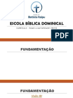 EBD-Rumo à Maturidade Cristã em  caracteres