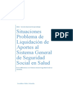 SENA - Liquidación de aportes a la Seguridad Social