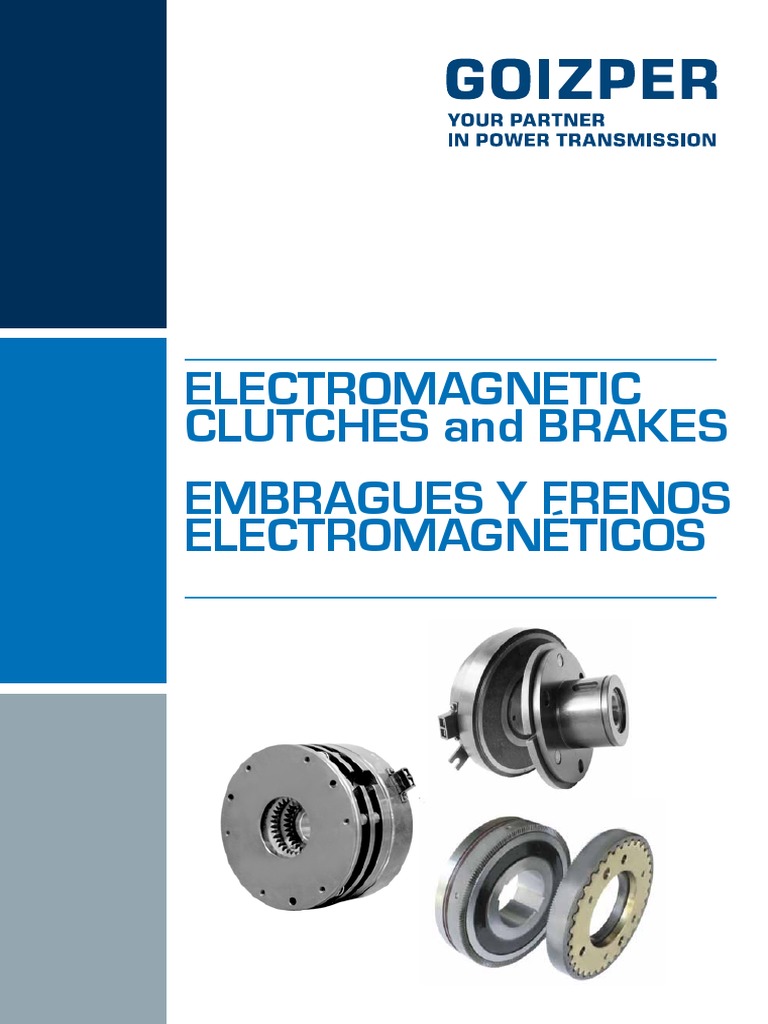 Goizper Electromagnetic C&B Catalogue EN-ES PDF | PDF | Embrague ...