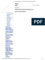Práctica #15 - Electroquímica y Reacciones Redox - Equipo Química Experimental 6 PDF