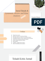 Telaah Kritis Jurnal, Systematic Review, Meta Analysis