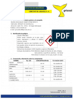 MSDS Base Pu Rojo DC0214