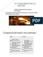 Operación y Tratamiento de Los Metales