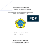 Analisis Jurnal Mengenai PTSD - Ranie Robiatul Adawiyah - 012191009