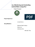 Fault Detection, Monitoring and Controlling of Industrial Motor Using PLC