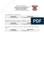 Format For ISO Enrolled Forms