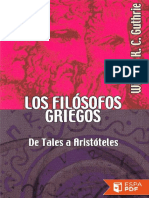 William K. C. Guthrie - Los Filosofos Griegos PDF