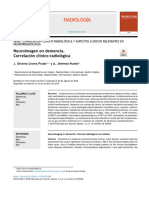 Neuroimagen en Demencia Correlación Clínico Radiológica Radiología 2019