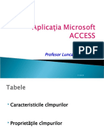 Access Caracteristicisiproprietatialecimpurilor