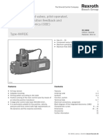 Directional Control Valves, Pilot-Operated, With Electrical Position Feedback and Integrated Electronics (OBE) Type 4WRDE