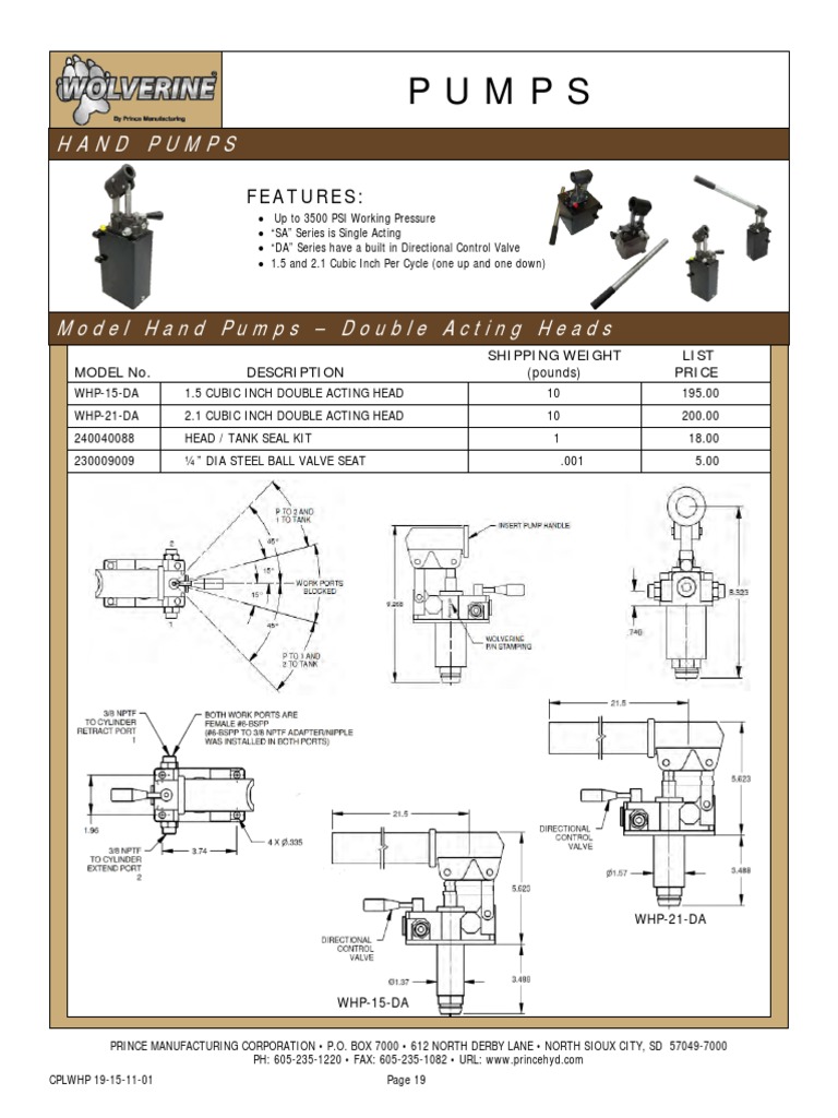 Wolverine Hand Pump Pdf Gallon Pump