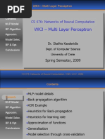 WK3 - Multi Layer Perceptron