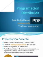 Programación Distribuida - Presentación Del Curso & Primera Clase