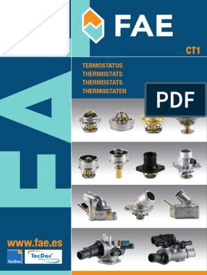 Catalogo Termostatos Parte Ilustrada 51 | Pdf | Radiador | Ingeniería Termodinámica