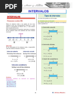 Ejercicios De Intervalo Pdf Intervalo Matemáticas Matemática