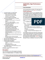 XC95144XL High Performance CPLD: Features Power Estimation