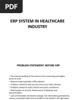 Erp in Healthcare Industry